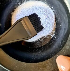 bleaching hair